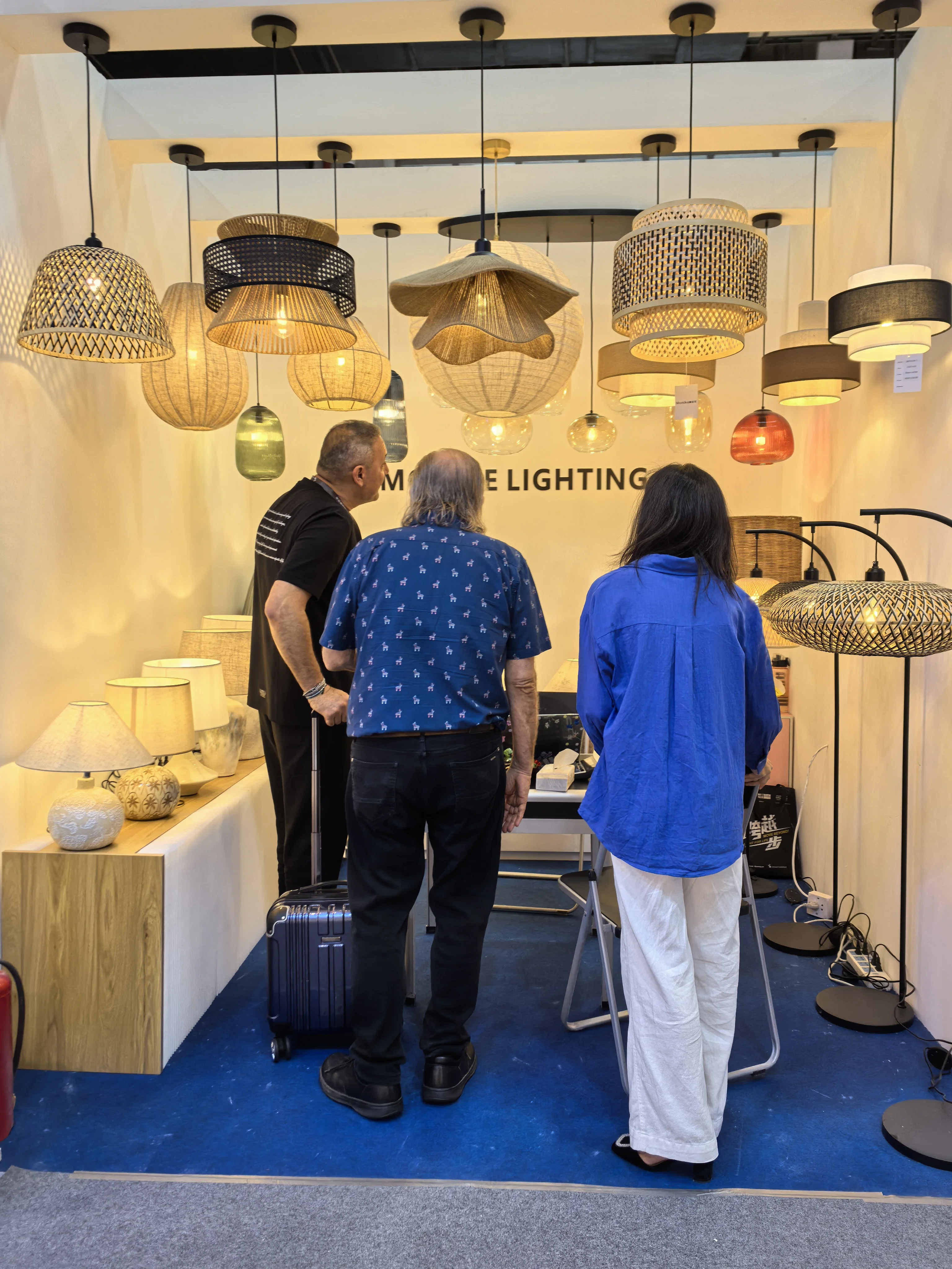 Showcasing our artisan lighting craftsmanship